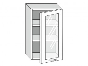19.50.3 Шкаф настенный (h=913) на 500мм с 1-ой стекл. дверцей в Чернушке - chernushka.magazinmebel.ru | фото