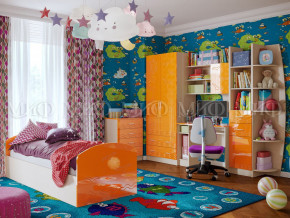 Детская комната Юниор-2 Оранжевый металлик в Чернушке - chernushka.magazinmebel.ru | фото