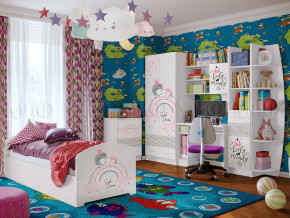 Детская комната Юниор-2 Принцесса 1 в Чернушке - chernushka.magazinmebel.ru | фото