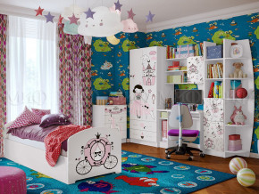 Детская комната Юниор-2 Принцесса в Чернушке - chernushka.magazinmebel.ru | фото