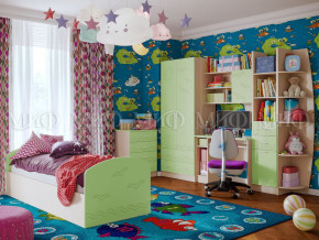 Детская комната Юниор-2 Салатовый в Чернушке - chernushka.magazinmebel.ru | фото