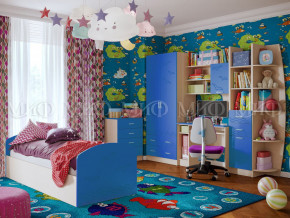 Детская комната Юниор-2 Синий в Чернушке - chernushka.magazinmebel.ru | фото