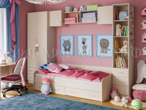 Детская комната Вега 1 Дуб беленый в Чернушке - chernushka.magazinmebel.ru | фото