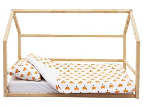Детская кровать-домик Монтессори Svogen натура в Чернушке - chernushka.magazinmebel.ru | фото - изображение 2