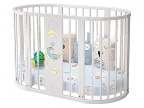 Детская кроватка белая Эстель в Чернушке - chernushka.magazinmebel.ru | фото - изображение 1