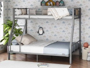 Двухъярусная кровать Гранада-1 140 Серая в Чернушке - chernushka.magazinmebel.ru | фото