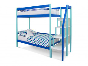 Двухъярусная кровать Svogen мятно-синий в Чернушке - chernushka.magazinmebel.ru | фото