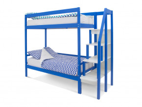 Двухъярусная кровать Svogen синий в Чернушке - chernushka.magazinmebel.ru | фото