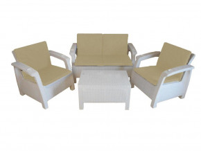 Комплект уличной мебели Yalta Premium Terrace Set белый в Чернушке - chernushka.magazinmebel.ru | фото