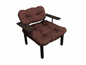 Кресло Дачное коричневая подушка в Чернушке - chernushka.magazinmebel.ru | фото