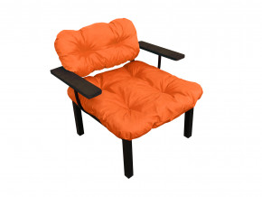 Кресло Дачное оранжевая подушка в Чернушке - chernushka.magazinmebel.ru | фото