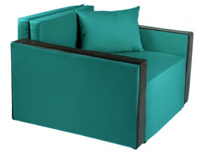 Кресло-кровать Милена с подлокотниками рогожка emerald в Чернушке - chernushka.magazinmebel.ru | фото