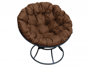 Кресло Папасан без ротанга коричневая подушка в Чернушке - chernushka.magazinmebel.ru | фото