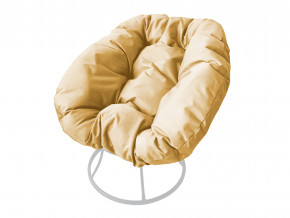 Кресло Пончик без ротанга бежевая подушка в Чернушке - chernushka.magazinmebel.ru | фото