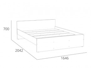 Кровать 1600 НМ 011.53 Симпл Белый Фасадный в Чернушке - chernushka.magazinmebel.ru | фото - изображение 4