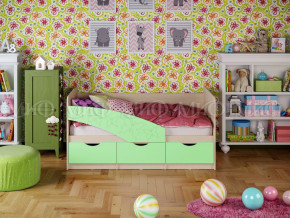Кровать Бабочки 1600 Салатовый в Чернушке - chernushka.magazinmebel.ru | фото