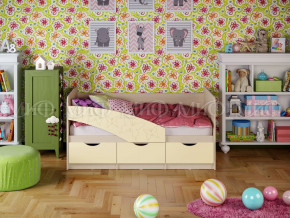 Кровать Бабочки 1600 Ваниль в Чернушке - chernushka.magazinmebel.ru | фото