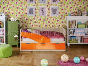 Кровать Бабочки 1800 Оранжевый металлик в Чернушке - chernushka.magazinmebel.ru | фото