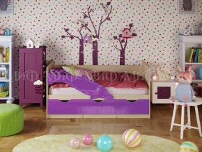 Кровать Дельфин-1 1800 Фиолетовый металлик в Чернушке - chernushka.magazinmebel.ru | фото