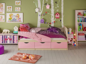 Кровать Дельфин 1600 Розовый металлик в Чернушке - chernushka.magazinmebel.ru | фото