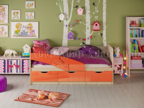 Кровать Дельфин 1800 Оранжевый металлик в Чернушке - chernushka.magazinmebel.ru | фото
