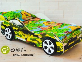Кровать детская машина Хаки в Чернушке - chernushka.magazinmebel.ru | фото - изображение 2