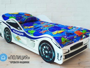 Кровать детская машина Полиции в Чернушке - chernushka.magazinmebel.ru | фото