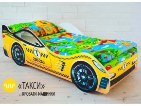 Кровать детская машина Такси в Чернушке - chernushka.magazinmebel.ru | фото