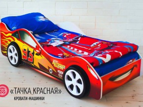 Кровать детская машинка Тачка Красная в Чернушке - chernushka.magazinmebel.ru | фото - изображение 2