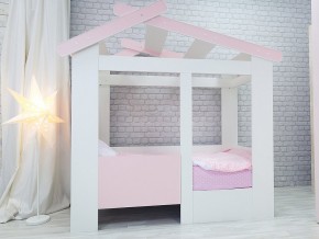 Кровать детская Теремок без ящика розовая в Чернушке - chernushka.magazinmebel.ru | фото