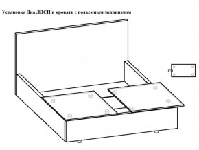 Кровать Феодосия норма 140 с механизмом подъема и дном ЛДСП в Чернушке - chernushka.magazinmebel.ru | фото - изображение 5