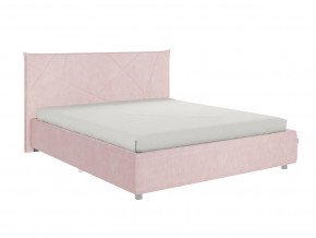 Кровать Квест 1600 велюр нежно-розовый в Чернушке - chernushka.magazinmebel.ru | фото