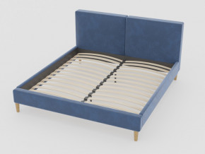 Кровать Линси 1600 синий в Чернушке - chernushka.magazinmebel.ru | фото