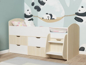 Кровать Малыш-7 Дуб-Белое дерево в Чернушке - chernushka.magazinmebel.ru | фото - изображение 1
