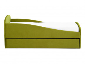 Кровать с ящиком Letmo оливковый (велюр) в Чернушке - chernushka.magazinmebel.ru | фото - изображение 6