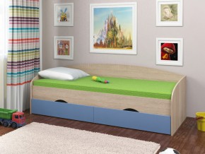 Кровать Соня 2 сонома-голубой в Чернушке - chernushka.magazinmebel.ru | фото
