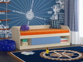 Кровать Соня 4 дуб молочный-голубой в Чернушке - chernushka.magazinmebel.ru | фото