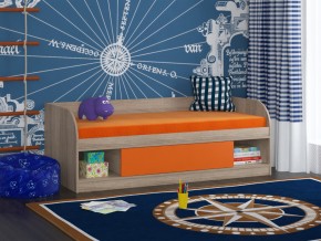 Кровать Соня 4 сонома-оранжевый в Чернушке - chernushka.magazinmebel.ru | фото