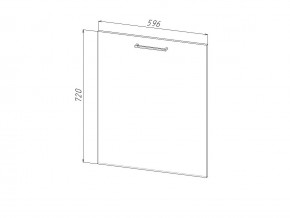 П 60 Комплект для посудомоечной машины 600 мм (цоколь + фасад) ЛДСП в Чернушке - chernushka.magazinmebel.ru | фото