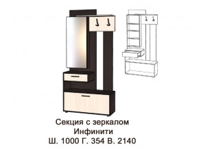 Секция с зеркалом в Чернушке - chernushka.magazinmebel.ru | фото