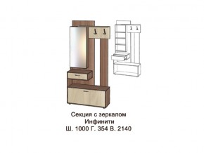 Секция с зеркалом в Чернушке - chernushka.magazinmebel.ru | фото