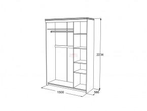 Шкаф купе 3-х дверный Ольга 13 в Чернушке - chernushka.magazinmebel.ru | фото - изображение 3