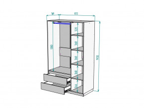 Шкаф Malta light H298 Белый в Чернушке - chernushka.magazinmebel.ru | фото - изображение 2