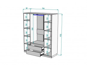 Шкаф Malta light H302 Белый в Чернушке - chernushka.magazinmebel.ru | фото - изображение 2