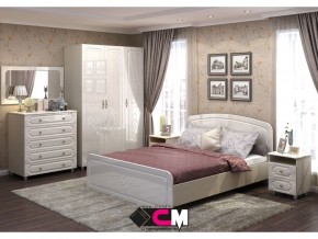 Спальня Виктория МДФ с большим комодом в Чернушке - chernushka.magazinmebel.ru | фото