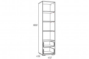 Стеллаж Лилу НМ 041.03 Птички в Чернушке - chernushka.magazinmebel.ru | фото - изображение 2