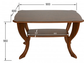 Стол журнальный Маэстро СЖ-01 орех в Чернушке - chernushka.magazinmebel.ru | фото - изображение 2
