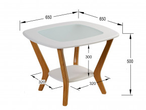 Стол журнальный Мельбурн Белый в Чернушке - chernushka.magazinmebel.ru | фото - изображение 2
