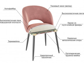 Стул Моли велюр синий в Чернушке - chernushka.magazinmebel.ru | фото - изображение 2